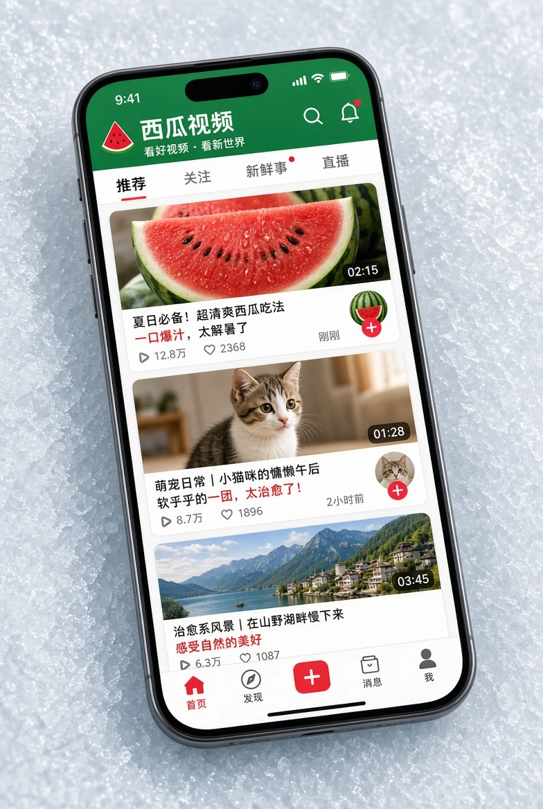 西瓜视频APP移动服务